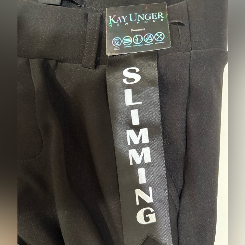 Kay Unger Slimming Black Pants Size Small πππ - Picture 4 of 7